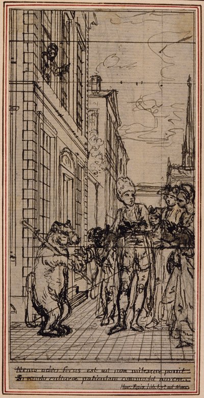 Estudio para la viñeta-frontal de la obra de Poncelet "Principes Generaux Pour Servir à l
