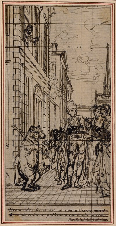 Estudio para la viñeta-frontal de la obra de Poncelet "Principes Generaux Pour Servir à l