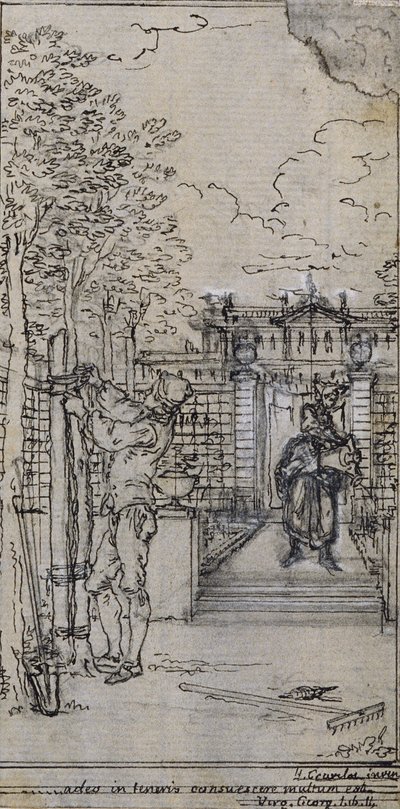 Estudio para la viñeta-frontal de la obra de Poncelet "Principes Generaux pour Servir à l
