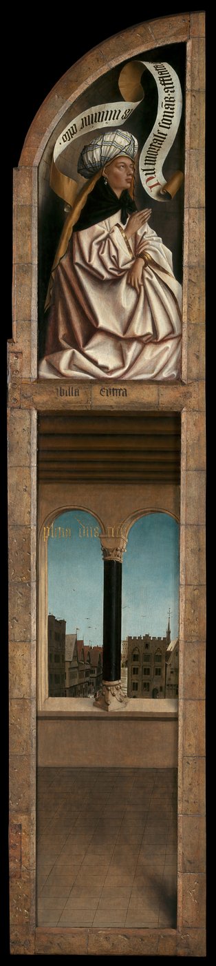 Sibila eritrea, del exterior del ala izquierda del Retablo de Gante de Hubert & Jan van (1390 1441) Eyck