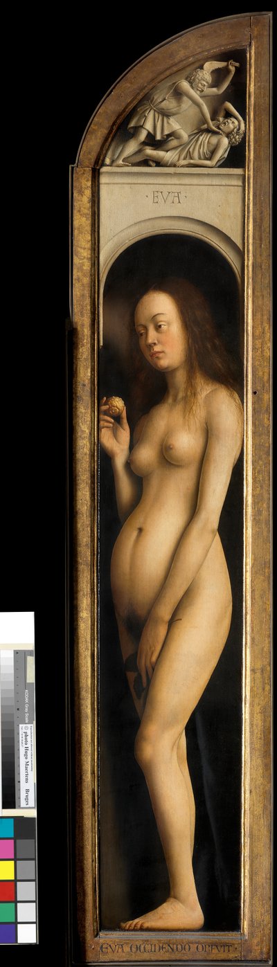 Eva, detalle del ala izquierda del Retablo de Gante de Hubert & Jan van (1390 1441) Eyck