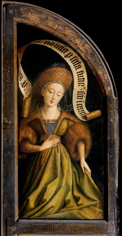Sibila cumea, del exterior del ala derecha del Retablo de Gante de Hubert & Jan van (1390 1441) Eyck
