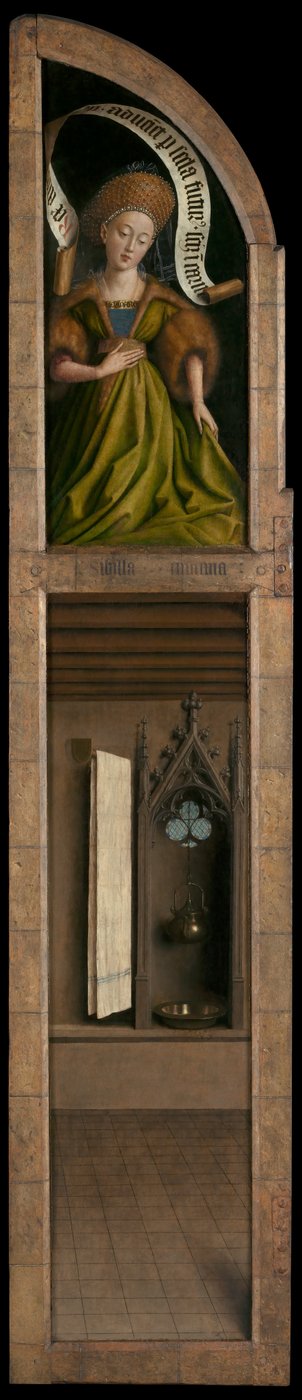 Sibila cumea, del exterior del ala derecha del Retablo de Gante de Hubert & Jan van (1390 1441) Eyck