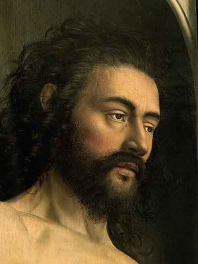 Detalle de Adán, del ala izquierda del Retablo de Gante de Hubert & Jan van (1390 1441) Eyck