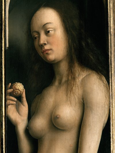 Detalle de Eva, del ala derecha del Retablo de Gante de Hubert & Jan van (1390 1441) Eyck