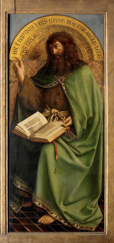 Juan Bautista, detalle del Retablo de Gante de Hubert & Jan van (1390 1441) Eyck