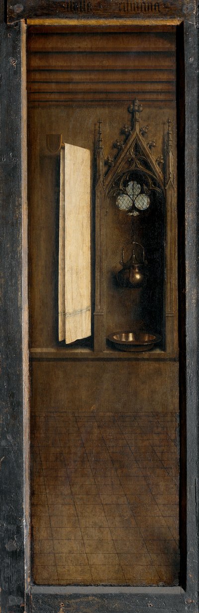 Panel del exterior del postigo derecho del Retablo de Gante de Hubert & Jan van (1390 1441) Eyck