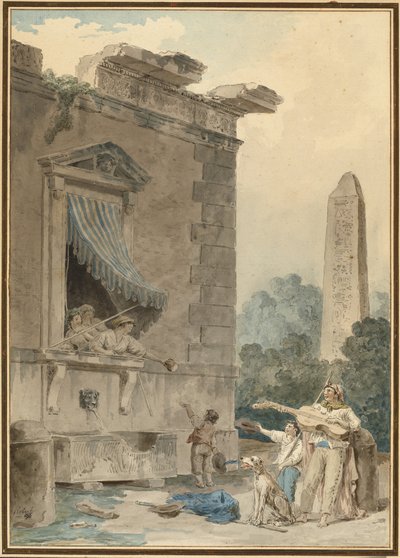 Damas caritativas de Hubert Robert