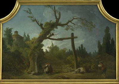 Paisaje decorativo de Hubert Robert