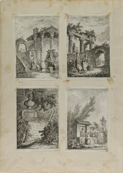 Veladas en Roma de Hubert Robert