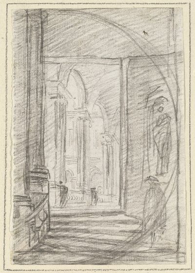 Interior de un Palacio Romano de Hubert Robert