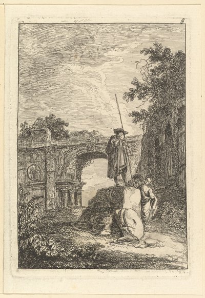 El Arco de Triunfo, s.f. de Hubert Robert