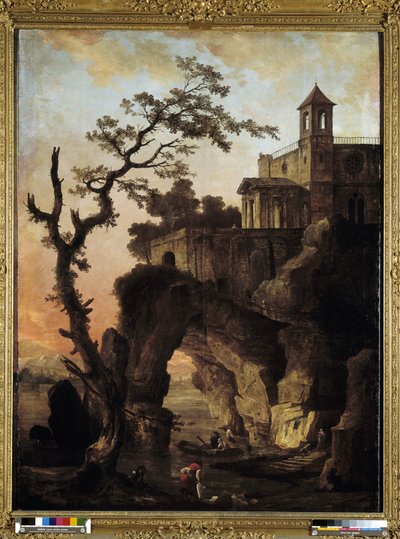 Paisaje de fantasía de Hubert Robert