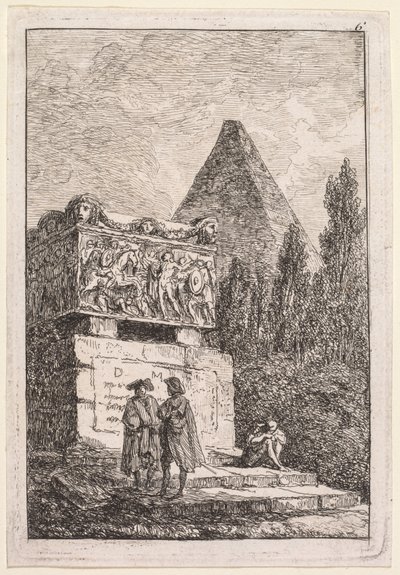 Las veladas de Roma: El sarcófago de Hubert Robert