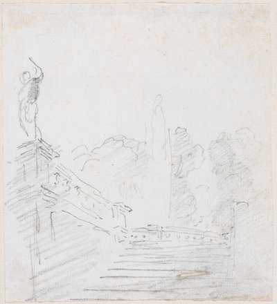 Escalera Monumental de Hubert Robert
