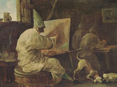 Bufones Pintores de Hubert Robert