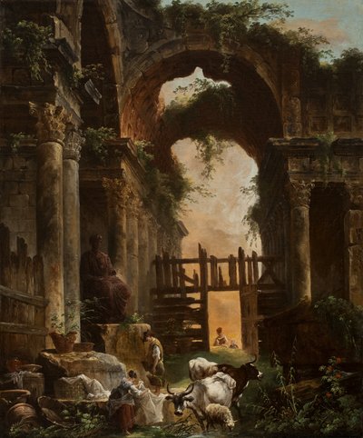 Ruinas Romanas de Hubert Robert