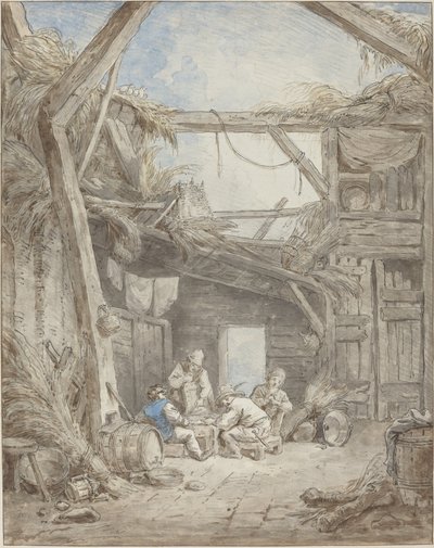 Granja en ruinas de Hubert Robert