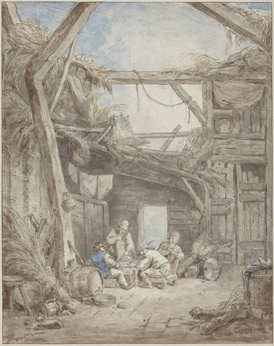 Granja en ruinas de Hubert Robert