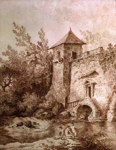 Los bañistas de Hubert Robert