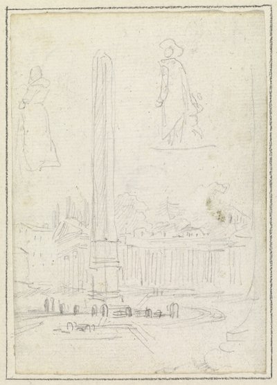 El Obelisco en la Plaza de San Pedro de Hubert Robert