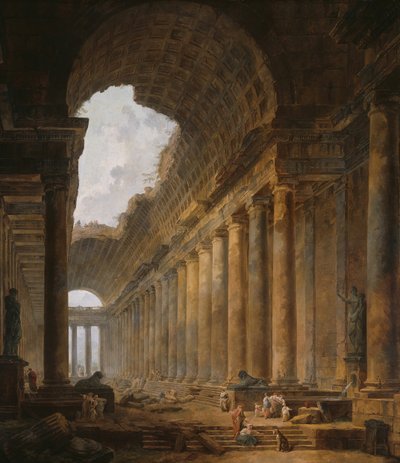 El Viejo Templo de Hubert Robert