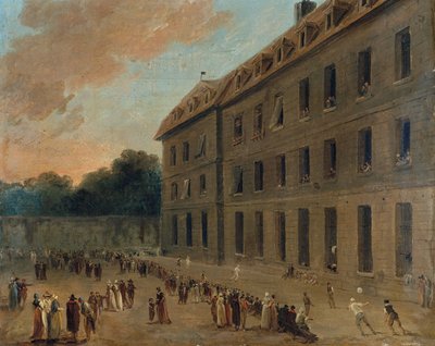 Los prisioneros de Saint-Lazare de Hubert Robert