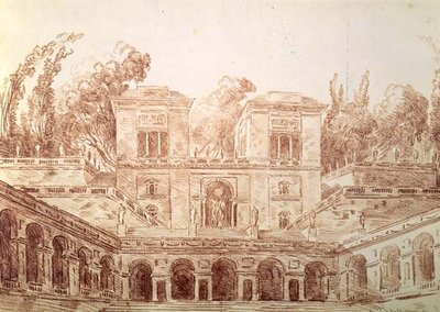 Villa Farnese, Roma de Hubert Robert