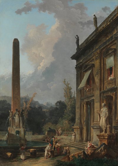 Juglares errantes de Hubert Robert