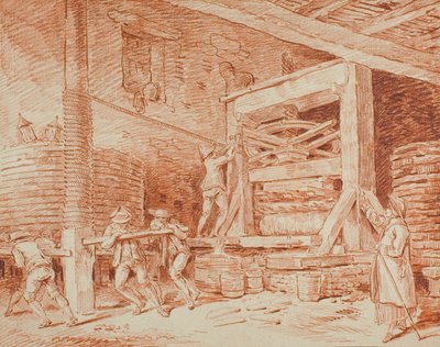 Prensa de Vino de Hubert Robert