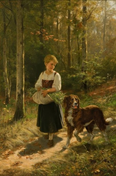H. Salentin, la recolectora de hierbas de Hubert Salentin