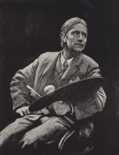 Hubert Herkomer, artista británico de Hubert von (after) Herkomer