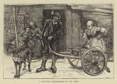 Un quesero de montaña en el Tirol de Hubert von Herkomer
