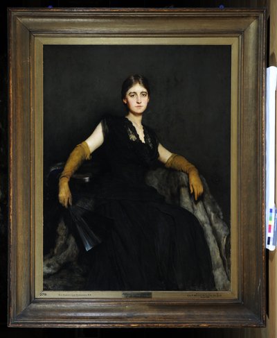 Transe, o Dama de Negro de Hubert von Herkomer