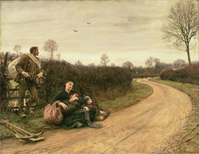 Tiempos difíciles de Hubert von Herkomer