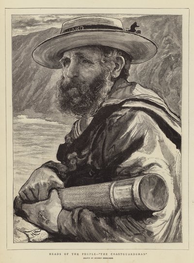 Cabezas del pueblo, el guardacostas de Hubert von Herkomer
