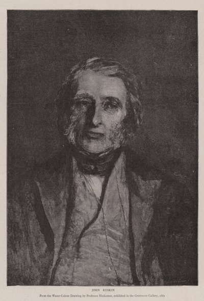 John Ruskin de Hubert von Herkomer