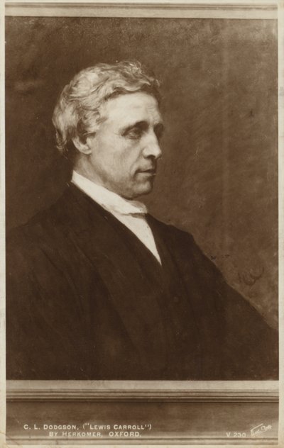 Lewis Carroll (1832-1898), escritor inglés de Hubert von Herkomer