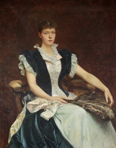 Retrato de la Sra. Walter Derham de Hubert von Herkomer
