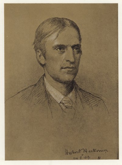 Autorretrato de Hubert Herkomer de Hubert von Herkomer