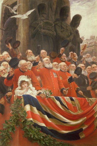 El ánimo de los guardias de Hubert von Herkomer