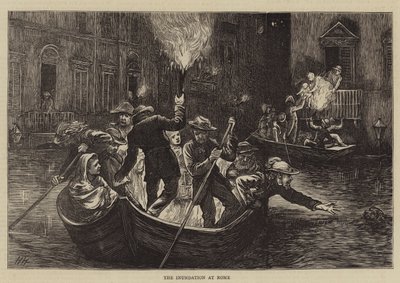 La inundación en Roma de Hubert von Herkomer