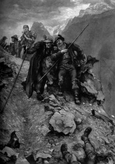 El Destino del Cazador Furtivo, 1879 c1880-1882 de Hubert von Herkomer
