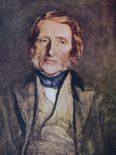 Retrato de John Ruskin de Hubert von Herkomer