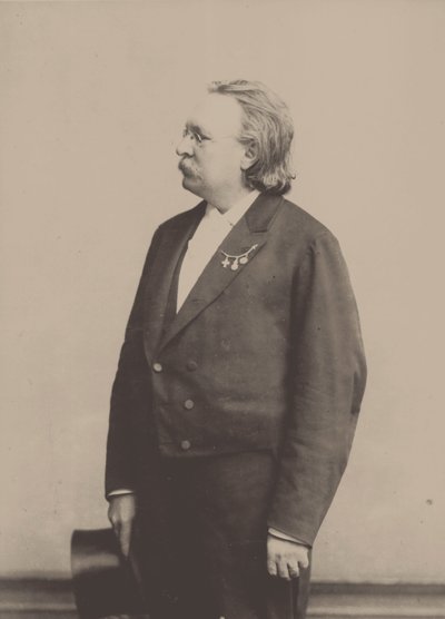 Retrato del organista y compositor Edmund Kretschmer 1830-1908 de Höffert
