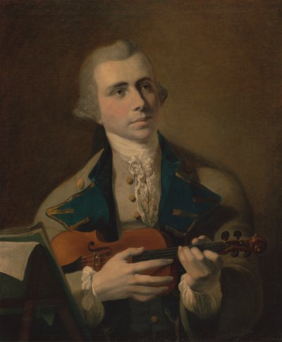 Retrato de hombre, probablemente un autorretrato de Hugh Barron