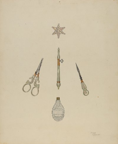 Juego de tocador de Hugh Clarke