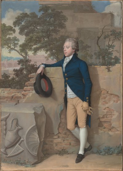 Frederick North, Luego Quinto Conde de Guilford, en Roma de Hugh Douglas Hamilton