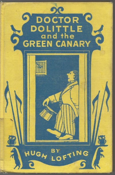 Portada del libro Doctor Dolittle y el canario verde de Hugh Lofting, 1940s de Hugh Lofting