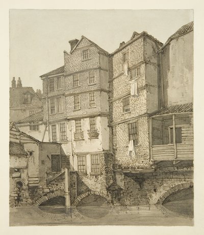El Frome, mirando río arriba hacia el Puente de Navidad, 1823 de Hugh ONeill